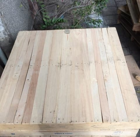 PALLET GỖ KHÍT MẶT 1M05 x 1M05